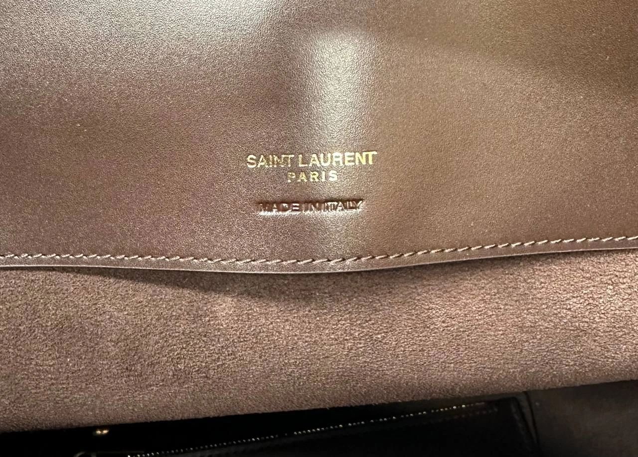 Saint Laurent LE 37 IN SHINY LEATHER ARABICA - Image 6