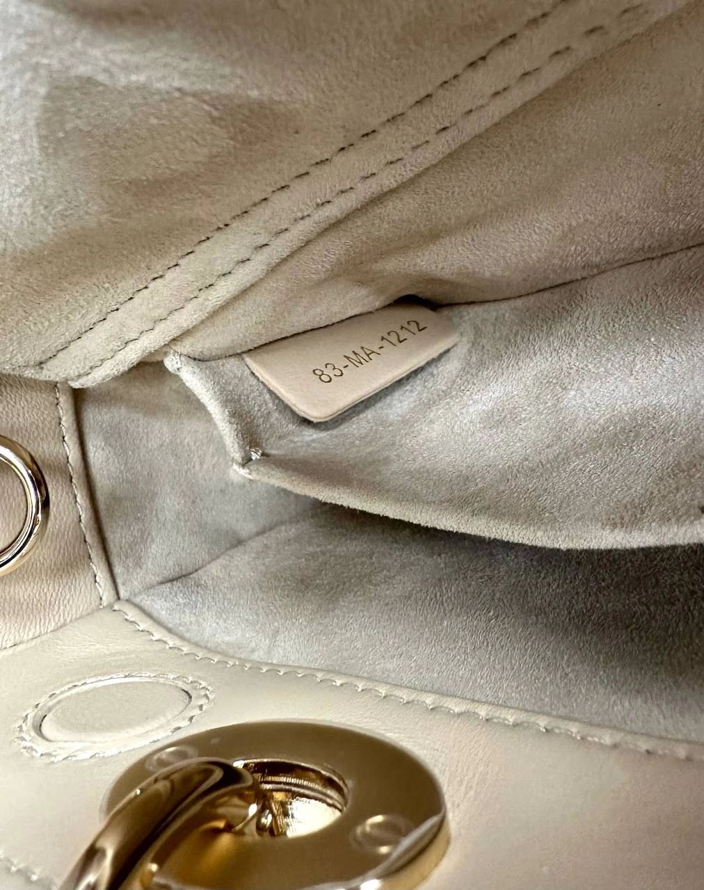 DIOR small lady D-JOY bag Biscuit Cannage Lambskin - Image 8