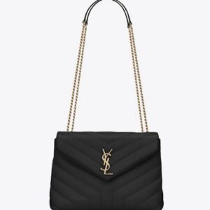 Sant Laurent Small Loulou in Quilted Leather