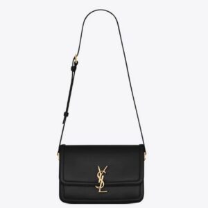 SAINT Solferino Medium Satchel in Box Saint Laurent Leather