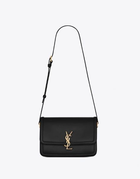 SAINT Solferino Medium Satchel in Box Saint Laurent Leather