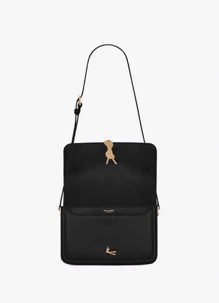 SAINT Solferino Medium Satchel in Box Saint Laurent Leather - Image 3