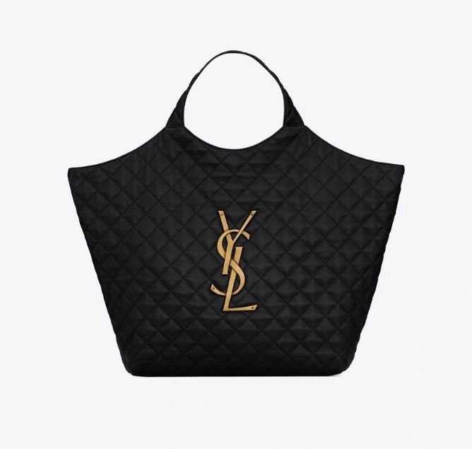 Saint Laurent ICARE Maxi Shopping Bag in Quilted Lambskin