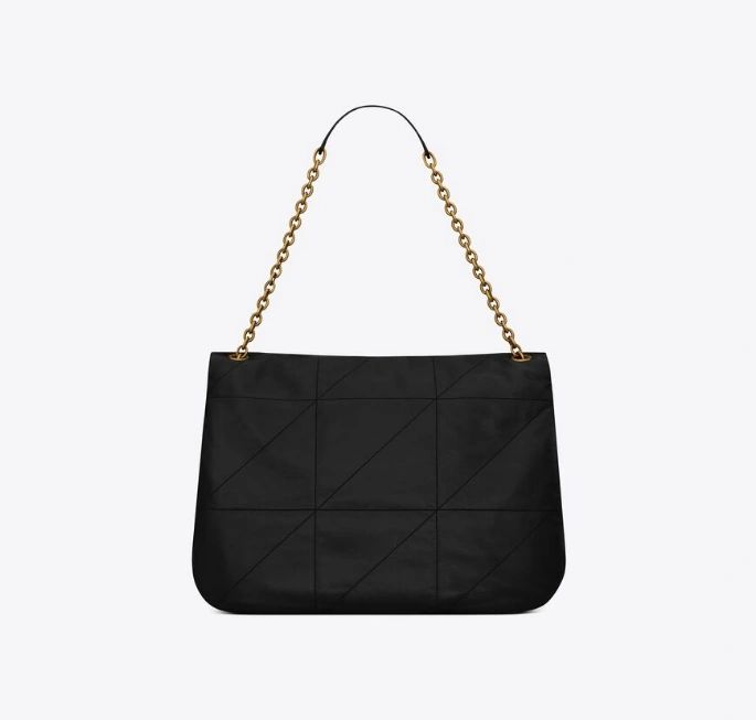 YSL Jamie 4 3 Leather Shoulder Bag In Black - Image 2