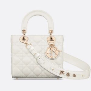 DIOR Lady Dior My ABCDior Bag Latte Cannage Lambskin