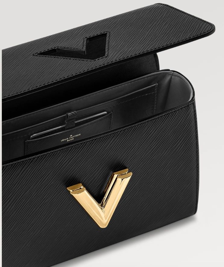 LOUIS VUITTON Twist MM bag black - Image 6