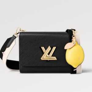 LOUIS VUITTON Twist MM bag black