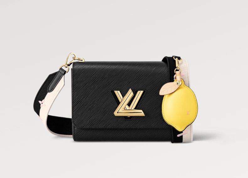 LOUIS VUITTON Twist MM bag black