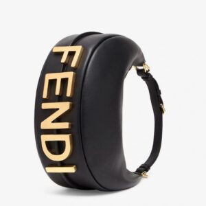 Fendi Fendigraphy Small Black leather bag
