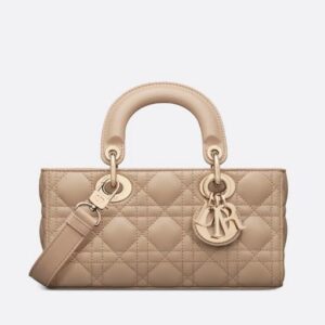 DIOR small lady D-JOY bag Biscuit Cannage Lambskin