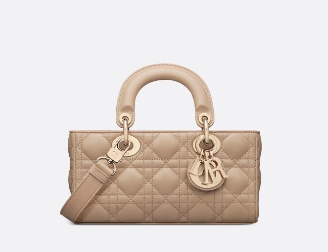DIOR small lady D-JOY bag Biscuit Cannage Lambskin