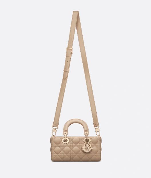 DIOR small lady D-JOY bag Biscuit Cannage Lambskin - Image 5