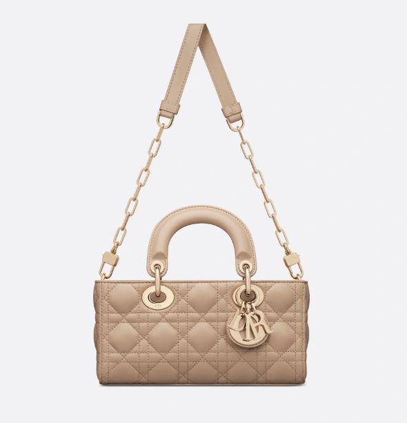 DIOR small lady D-JOY bag Biscuit Cannage Lambskin - Image 4
