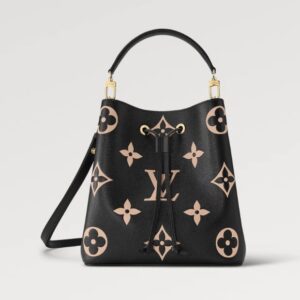 LOUIS VUITTON NéoNoé MM bucket bag Black/Beige