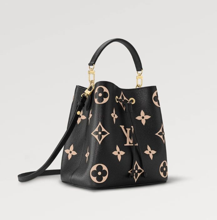 LOUIS VUITTON NéoNoé MM bucket bag Black/Beige - Image 3