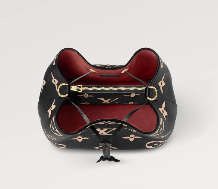 LOUIS VUITTON NéoNoé MM bucket bag Black/Beige - Image 4