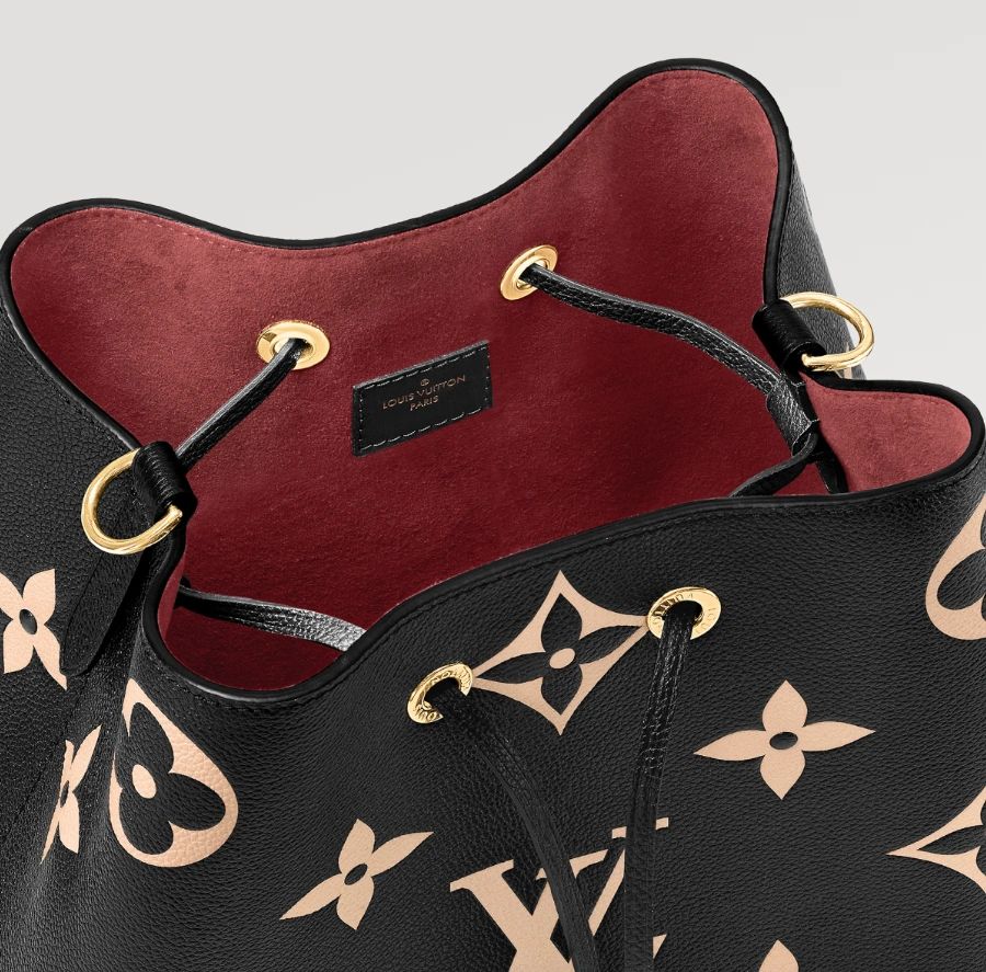 LOUIS VUITTON NéoNoé MM bucket bag Black/Beige - Image 5