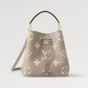 LOUIS VUITTON NéoNoé MM bucket bag Gray/Cream