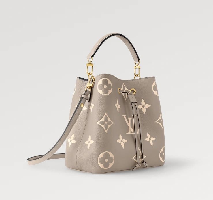 LOUIS VUITTON NéoNoé MM bucket bag Gray/Cream - Image 3