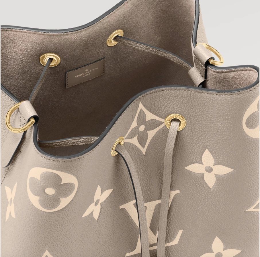 LOUIS VUITTON NéoNoé MM bucket bag Gray/Cream - Image 5