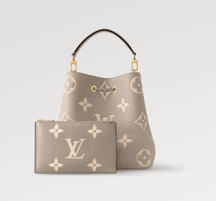 LOUIS VUITTON NéoNoé MM bucket bag Gray/Cream - Image 2