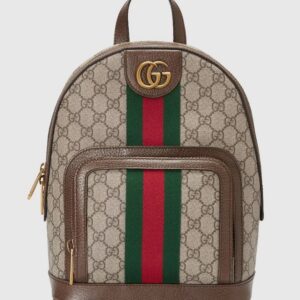 Gucci Ophidia GG Small Backpack Beige/ebony