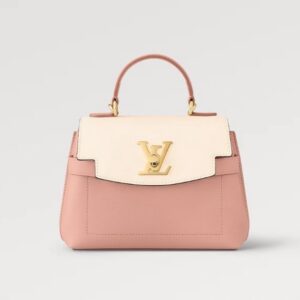 LV LockMe Ever Mini Rose Quartz Trianon handbag
