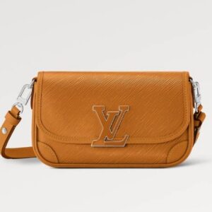 Louis Vuitton BUCI crossbody Bag Gold Miel Brown