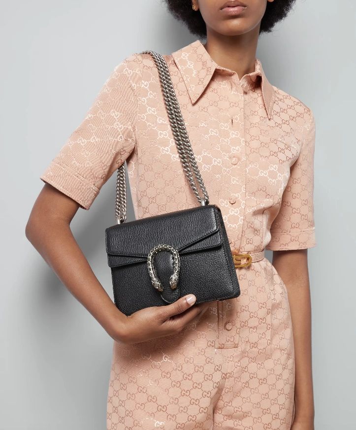 Gucci Dionysus Leather Mini Bag black - Image 6