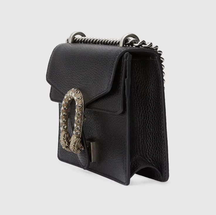 Gucci Dionysus Leather Mini Bag black