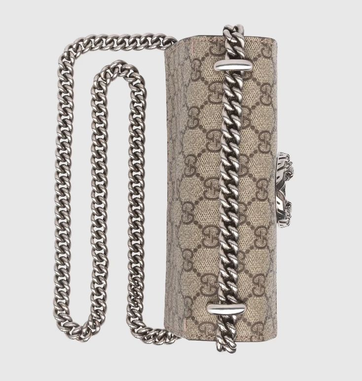 Gucci Dionysus Leather Mini Bag Beige/ebony - Image 3