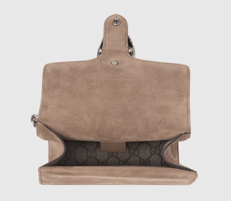 Gucci Dionysus Leather Mini Bag Beige/ebony - Image 4