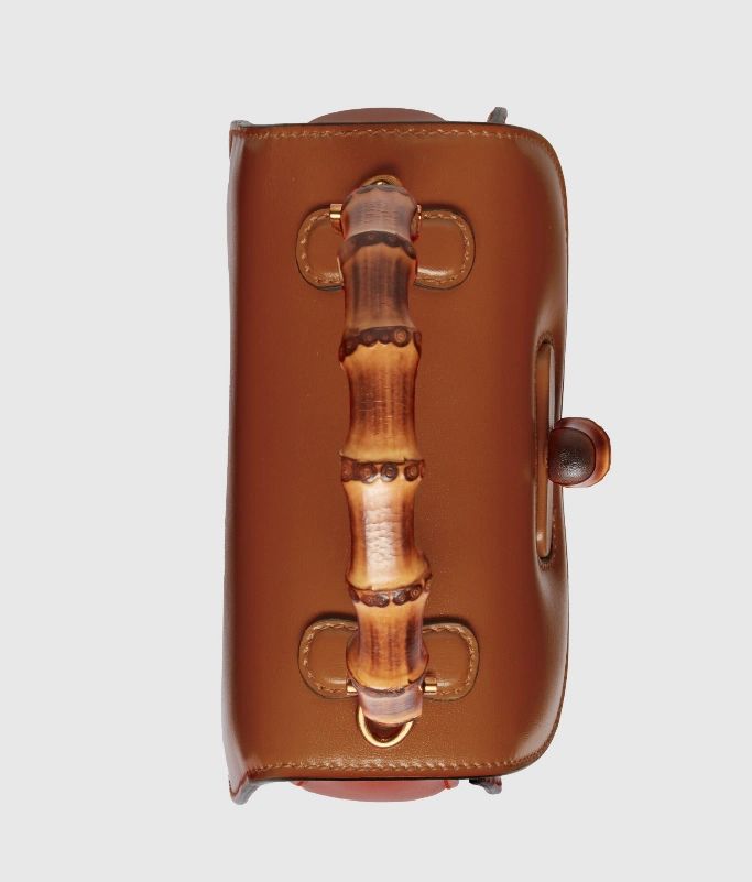 Gucci Bamboo 1947 Mini Top Handle Bag Brown leather - Image 5