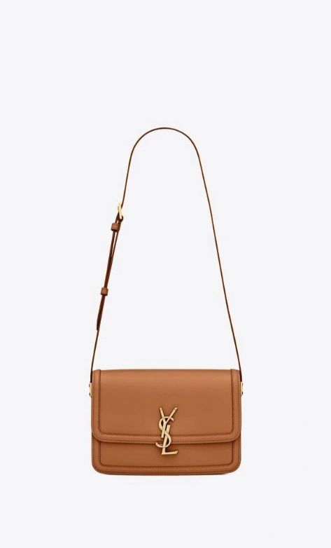 SAINT LAURENT SOLFERINO MEDIUM SATCHEL IN BOX LEATHER brown - Image 6