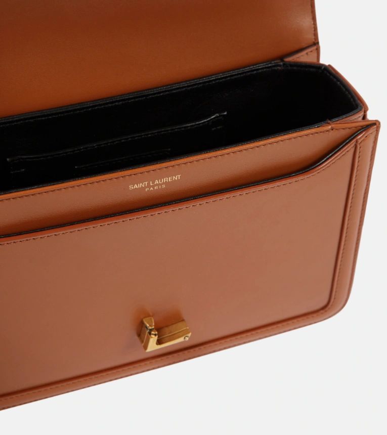 SAINT LAURENT SOLFERINO MEDIUM SATCHEL IN BOX LEATHER brown - Image 4