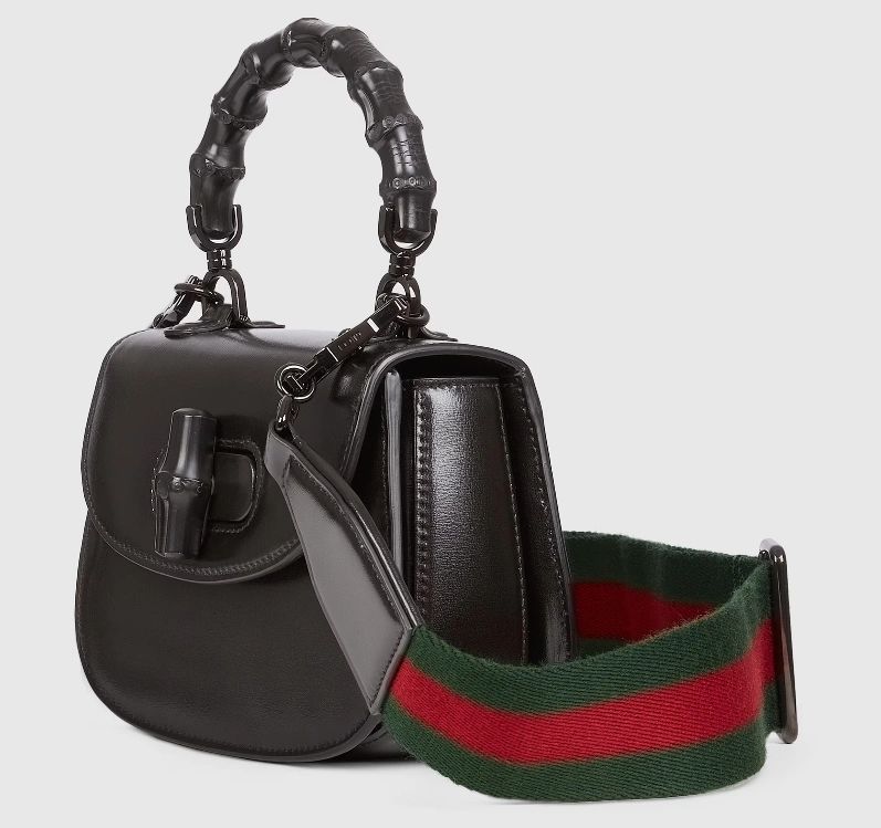 Gucci Bamboo 1947 Mini Top Handle Bag Black leather - Image 2
