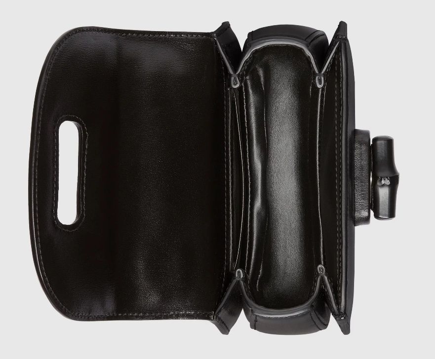 Gucci Bamboo 1947 Mini Top Handle Bag Black leather - Image 4