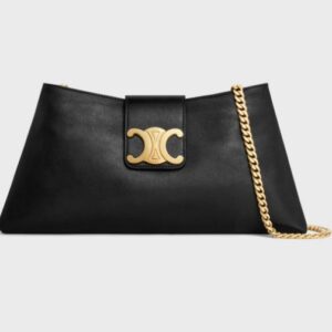 Celine Medium Wiltern Bag in Smooth Calfskin Black