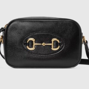 Gucci horsebit 1955 small shoulder bag black