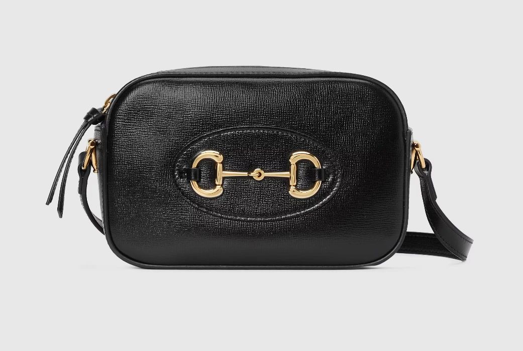 Gucci horsebit 1955 small shoulder bag black