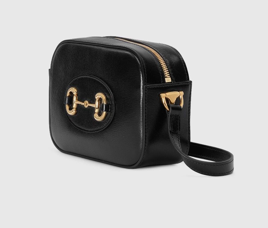 Gucci horsebit 1955 small shoulder bag black - Image 4