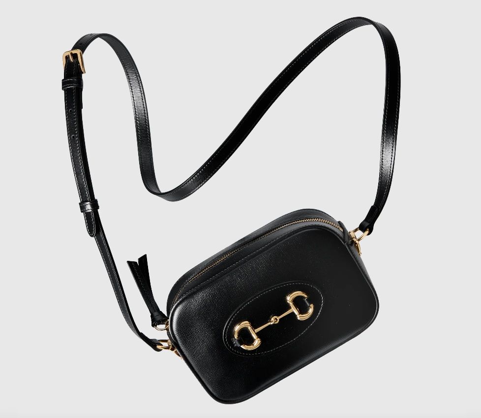 Gucci horsebit 1955 small shoulder bag black - Image 3