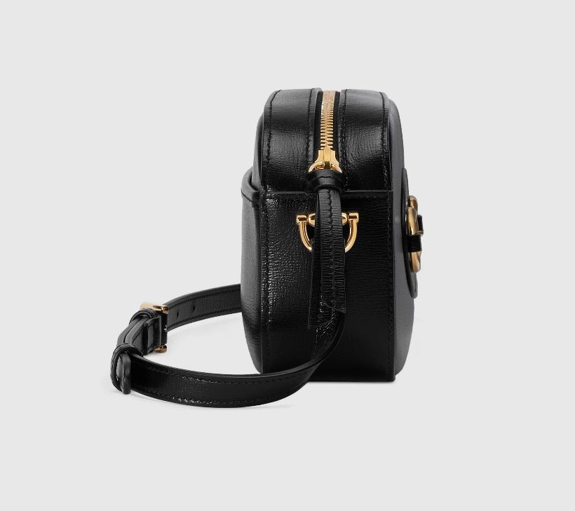 Gucci horsebit 1955 small shoulder bag black - Image 5