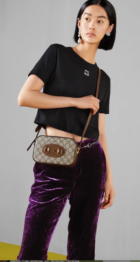 GUCCI horsebit 1955 small shoulder bag Beige and ebony - Image 6