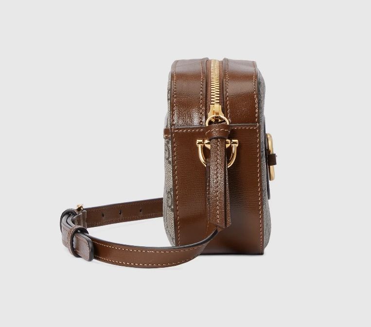 GUCCI horsebit 1955 small shoulder bag Beige and ebony - Image 3