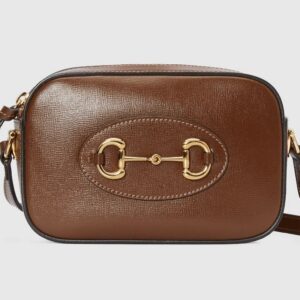 Gucci Horsebit 1955 Small Shoulder bag Browm