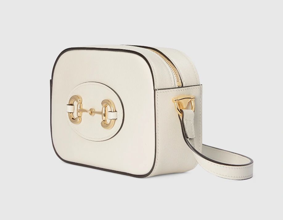 GUCCI horsebit 1955 small shoulder bag White - Image 3