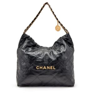 CHANEL 22 handbag large black