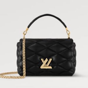 Louis Vuitton GO-14 MM black handbag