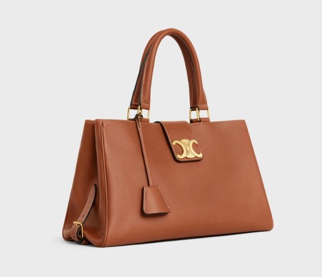 Celine medium appoline bag in Supple Calfskin Tan - Image 2